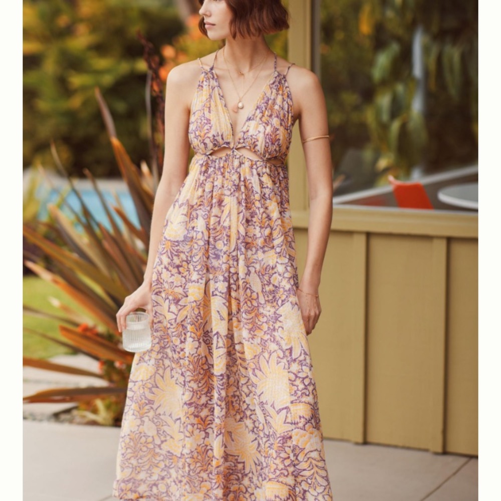 🌙ANTHROPOLOGIE Cutout Maxi Dress🌙